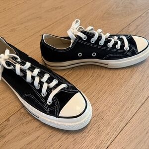 New Converse All Stars Black Low Top